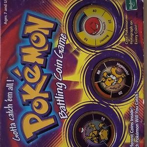 Pokémon Battling Coin Game #100 Volterb #97 Hypno #63 Abra Vintage 1999